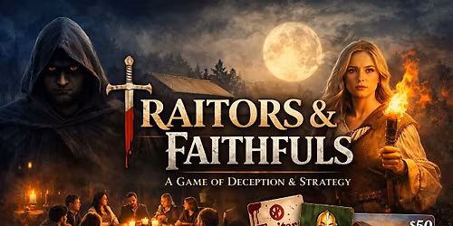 Traitors & Faithfuls: A Live Strategy Experience at Pactamere Farm