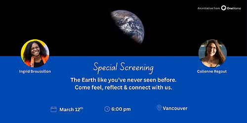 Special Screening: The Earth as you\u2019ve never seen it before.