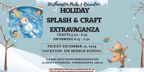 Holiday Splash & Craft Extravaganza!