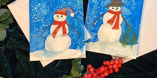 Easy Holiday Cards with Watercolor