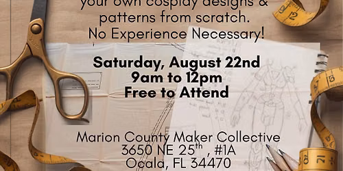 Ocala Cosplay Guild- Pattern & Design Lab