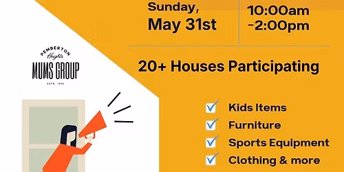 Pemberton Heights Neighbourhood Garage Sale!!