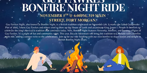 Guy Fawkes Bonfire Night Ride