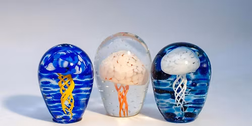 Jellyfish! You yearn for the beach so create jellyfish paperweights!