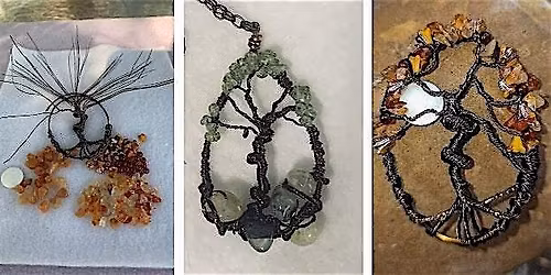 Sip and Shape: A Basic Flowering Tree of Life Jewelry Class