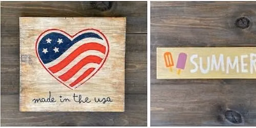 4th of July & Summer Make & Take WALK-IN EVENT!!!