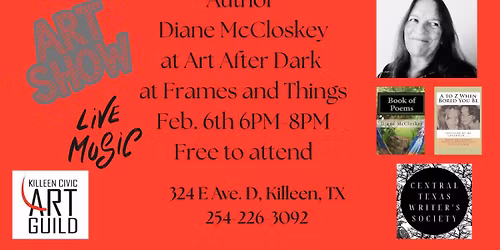 Art After Dark Featured Writer Diane McCloskey