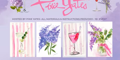 Lilacs & Cocktails Watercolor Workshop
