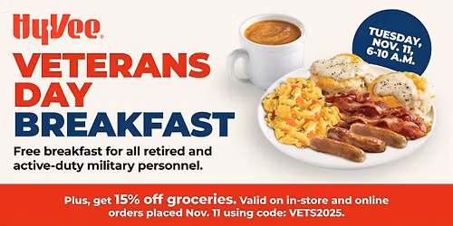 Veterans Day Breakfast | 11.11
