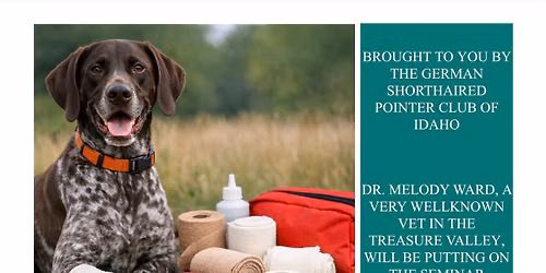 Sporting Dog First Aid Seminar