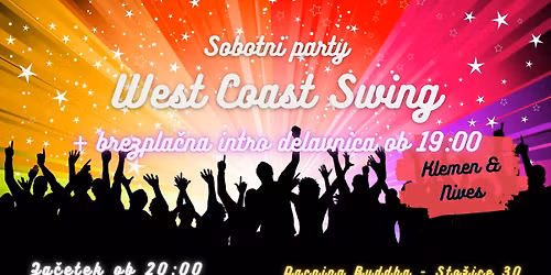 Sobotni WCS party & intro delavnica