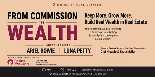 FROM COMMISSION TO WEALTH