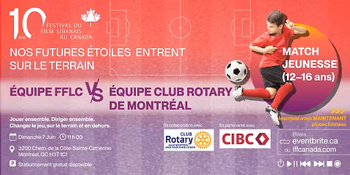 MATCH JEUNESSE (12-16 ans) LFFC COUPE DU MONDE