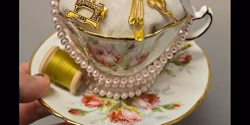 Christmas Workshop-Design Your Own Vintage Tea Cup Pin Cushion