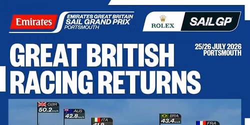Emirates Great Britain Sail Grand Prix | Portsmouth 2026 - Weekend Tickets