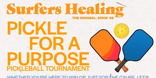 Pickle For A Purpose - Pickleball Tournament for Surfers Healing NC