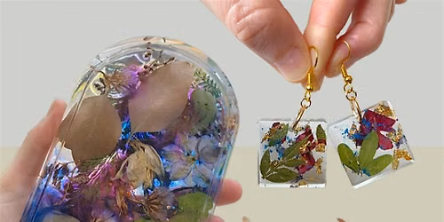BRSHES, Pressed Flower Epoxy Resin Workshop - Autumn Inspired! Glasgow