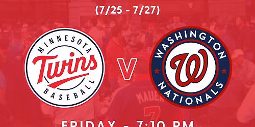 Minnesota Twins at Washington Nationals at Nationals Park
