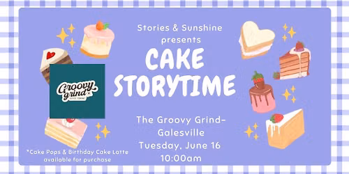 Cake n\u2019 Fun \ud83c\udf70 Coffee Shop Storytime
