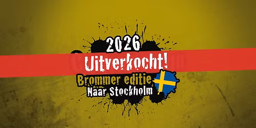 Carbage run Brommer editie 2026 naar Stockholm