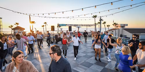 Salsa and Bachata dancing at Belmont Park Mission Beach