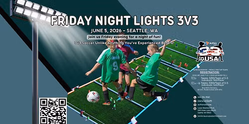 Friday Night Lights 3v3 Soccer Tournament on AirPitch