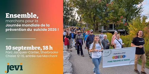 Ensemble, marchons pour la Journ\u00e9e mondiale de la pr\u00e9vention du suicide 2026 !