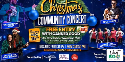 "An Evening of Christmas" Community Concert (Bowling Green, Ohio)