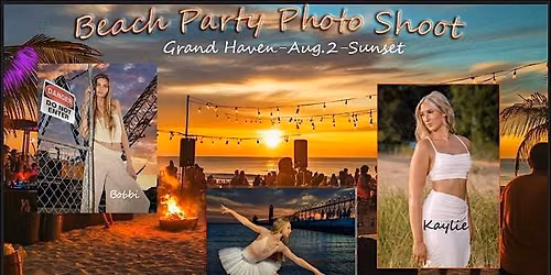 Sunset Beach Photo Shoot - Grand Haven