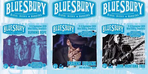 Bluesbury DAY 2: Burning Rope, Franny Eubank, John Montana, Ben Buddy Slack, Ugly Mug Jug Band. FREE