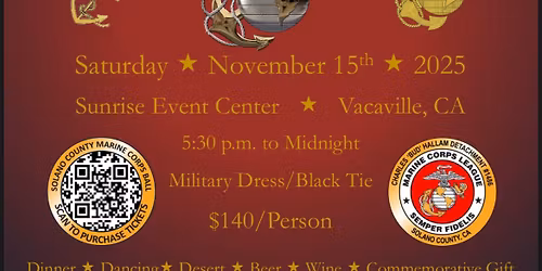 250th Marine Corps Ball & 1\/14 Reunion