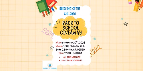 2026 Back to School Giveaway