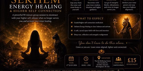 Meet Your Higher Self: Ancient Egyptian Sekhem Healing Session