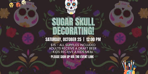 Sugar Skull Decorating at Tepey's