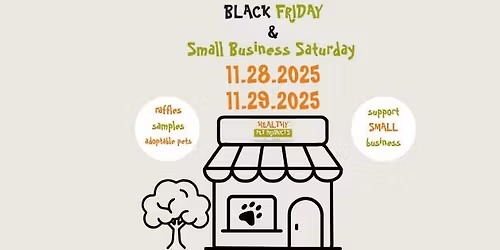 Black Friday & Small Business Saturday
