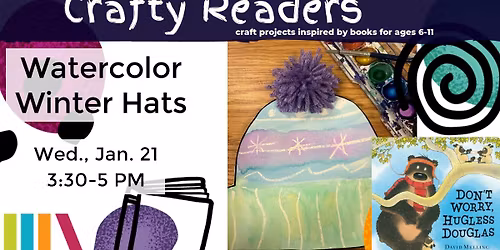 Crafty Readers - Watercolor Winter Hats