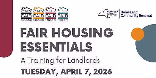 Fair Housing  Training for Landlords - Oswego, NY