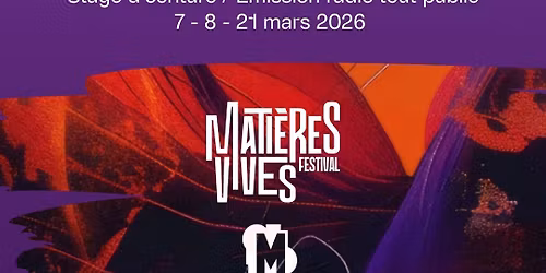 DEVENEZ LES CHRONIQUEURS.EUSES DU FESTIVAL Stage d'\u00e9criture - \u00e9mission radio