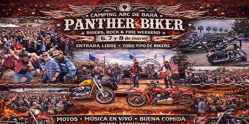 Panther Biker 3.\u00aa edici\u00f3n Riders, Rock & Fire Weekend