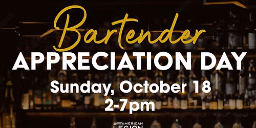BARTENDER APPRECIATION DAY