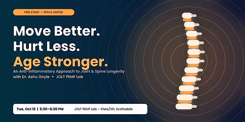 An Anti-Inflammatory Approach to Joint & Spine Longevity