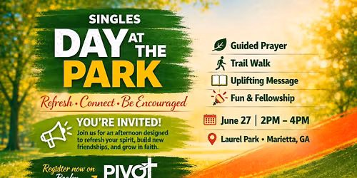 Pivot Singles Ministry Day At The Park