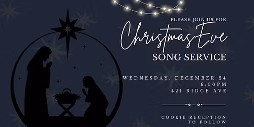 Christmas Eve Song Service