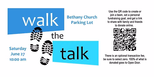Walk The Talk for Open Door