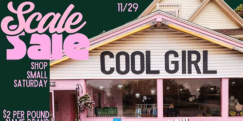 Shop Small Saturday Scale Sale