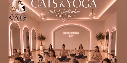 Cats & Yoga - Ladies Only \ud83d\udc08\ud83e\udd0d