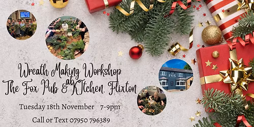 Christmas Wreath Making at The Fox Pub & Kitchen Flixton