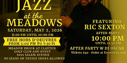 Jazz at the Meadows Featuring Ric Sexton