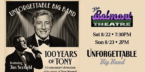 "100 Years of Tony" - A Centennial Celebration of the Music of Tony Bennett