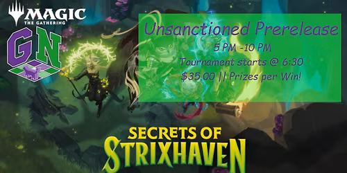 MtG Secrets of Strixhaven Prerelease
